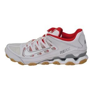 Brand New Nike Reax 8 TR Mesh White Wolf Grey Red 621716-103 Mens Size's